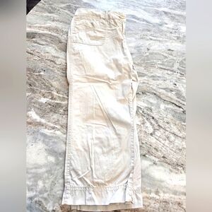 LOFT Petites Khaki Cargo Pants Size 8P Lightweight Utility Ankle